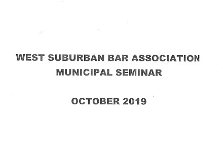 West Suburban Bar Association Meeting at the Clubhouse in Oak Brook