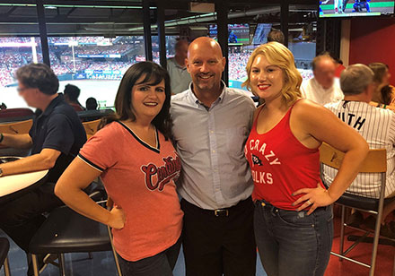 With Kristina Cooksey and Michelle Rich at ITLA’s Southern Illinois Judicial & Legislative Night